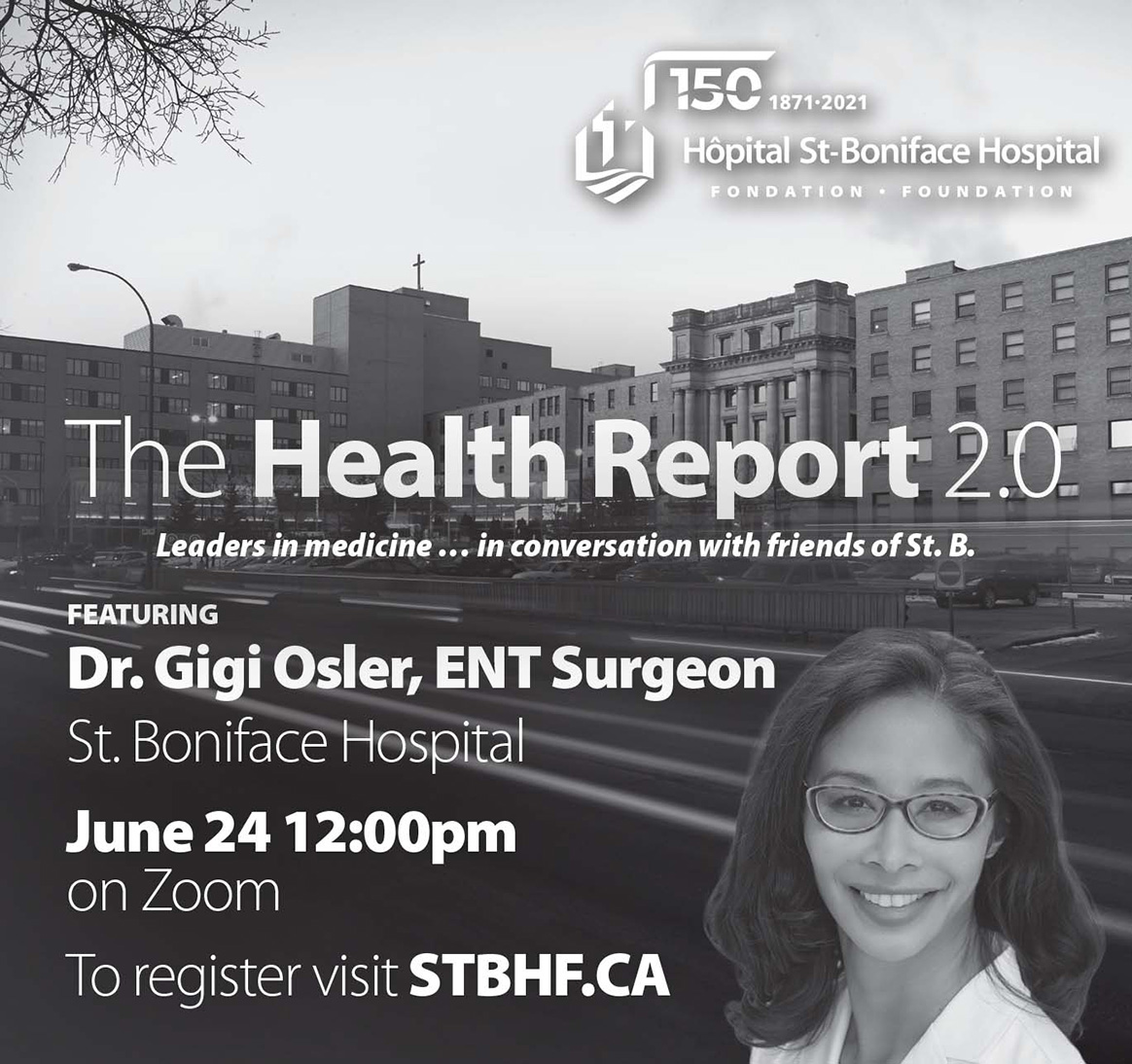 The Health Report 2.0 event invite