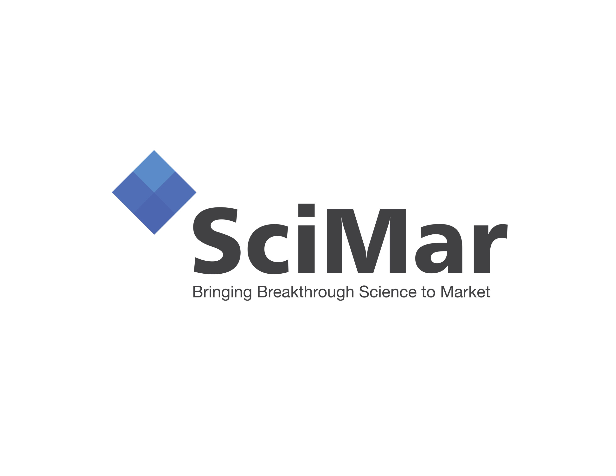 SciMar logo - "Bringing Breakthrough Science to Market"