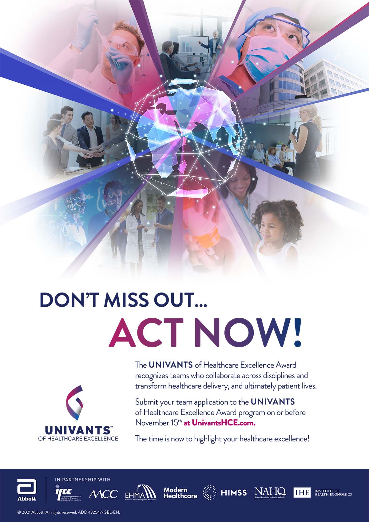 "Don't miss out... ACT NOW!" - Univants Program Collateral