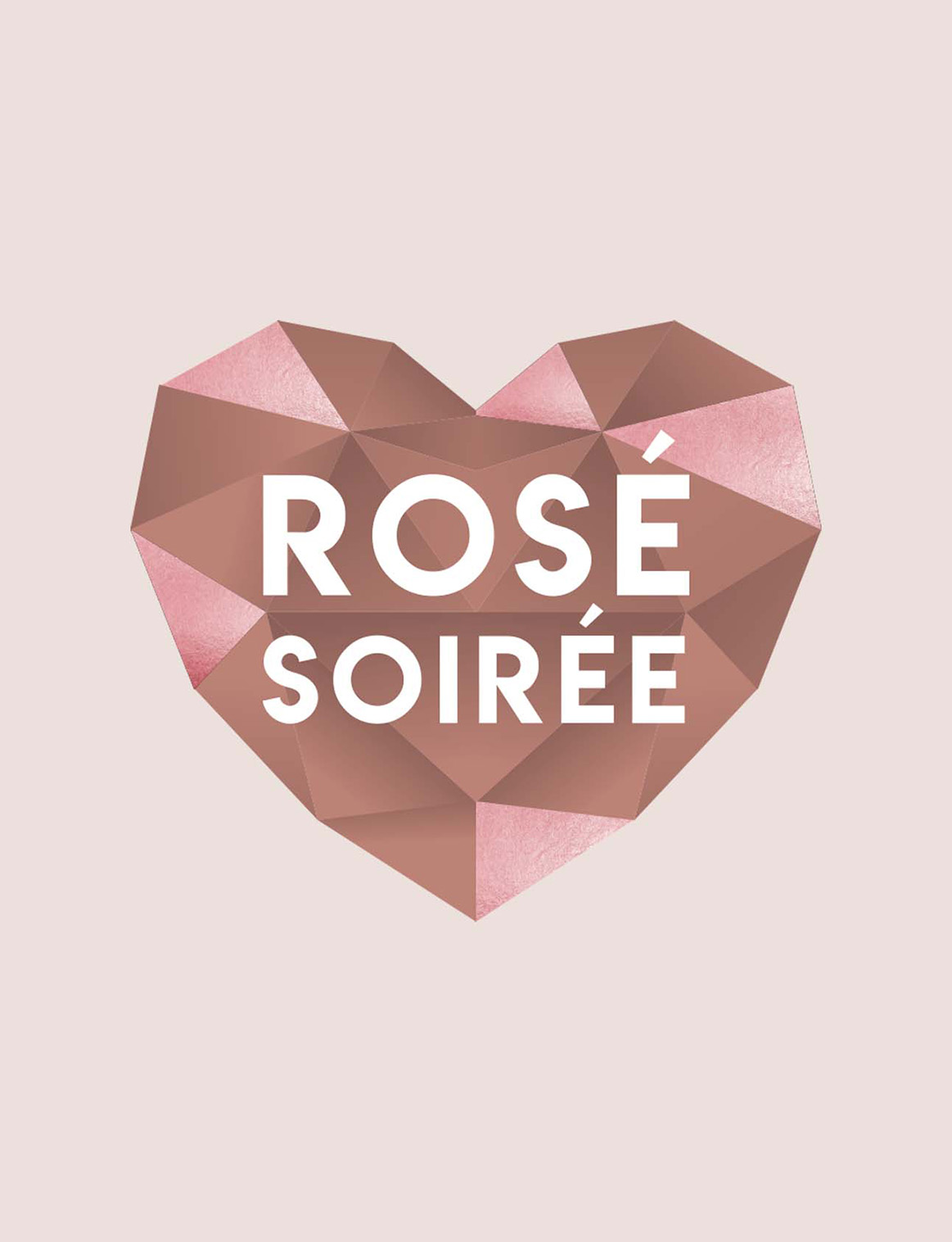 Rosé Soirée heart logo