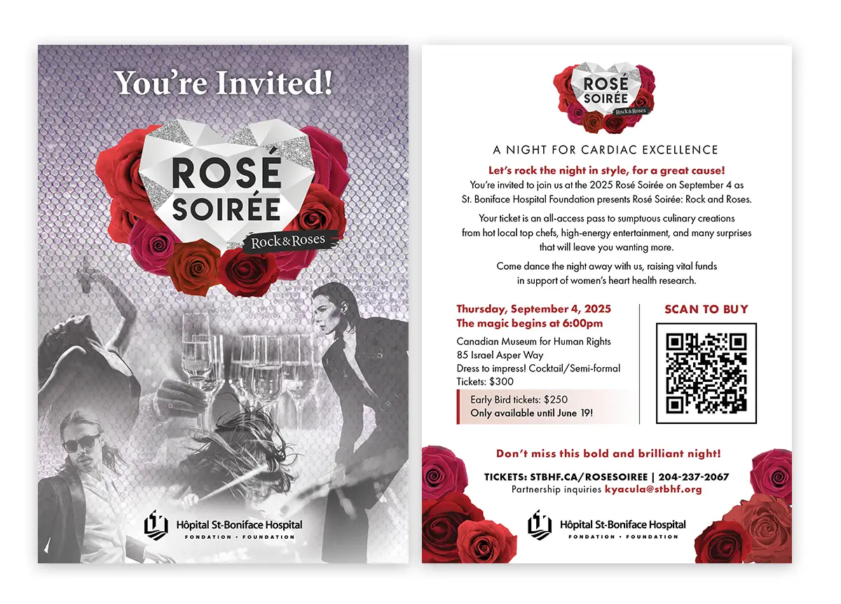 Rosé Soirée Gala Invitation